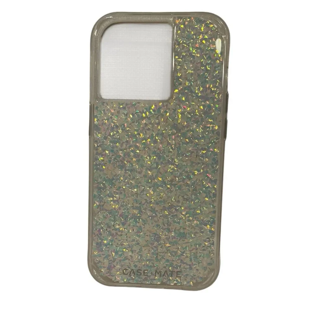 iPhone 14 Pro Max Case Mate Glitter MagSafe Clear Sparkle Y2K Style Cover Case